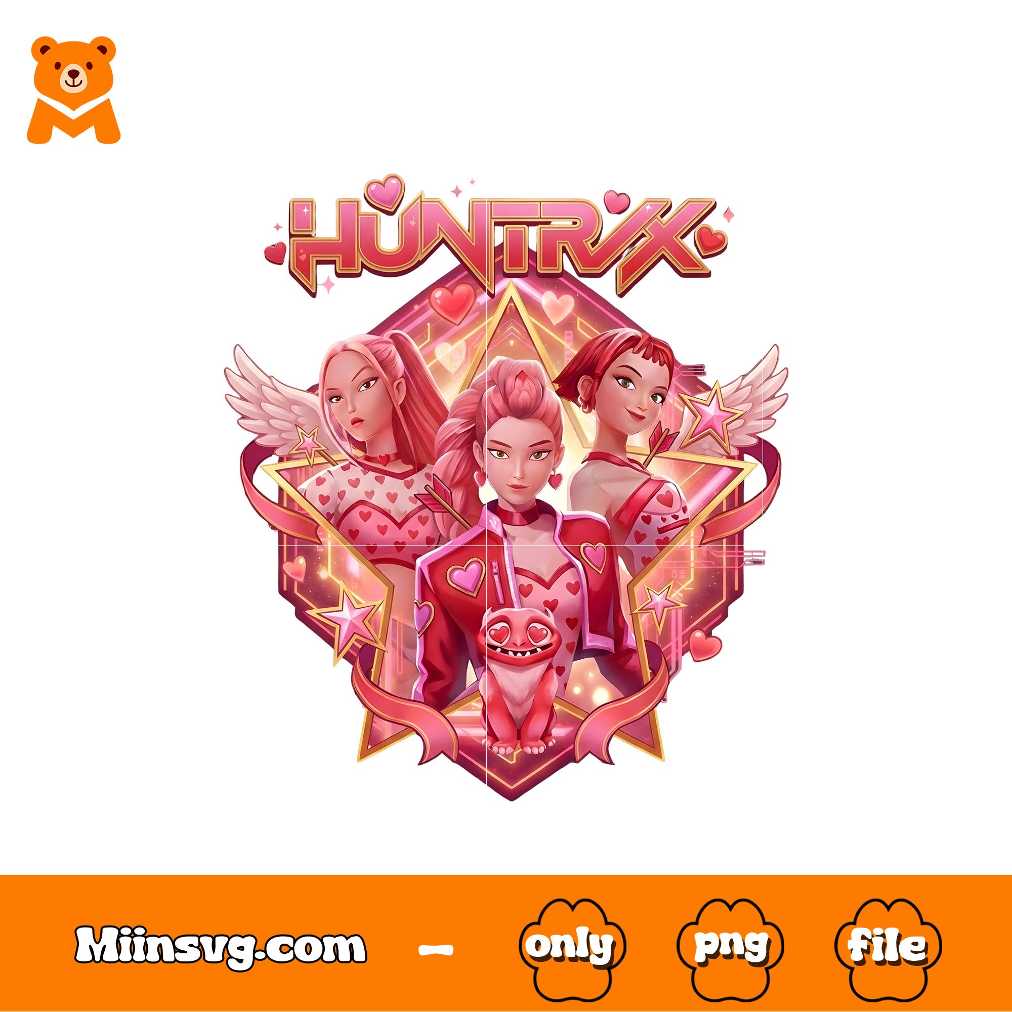 Angel heart anime png, heart logo png