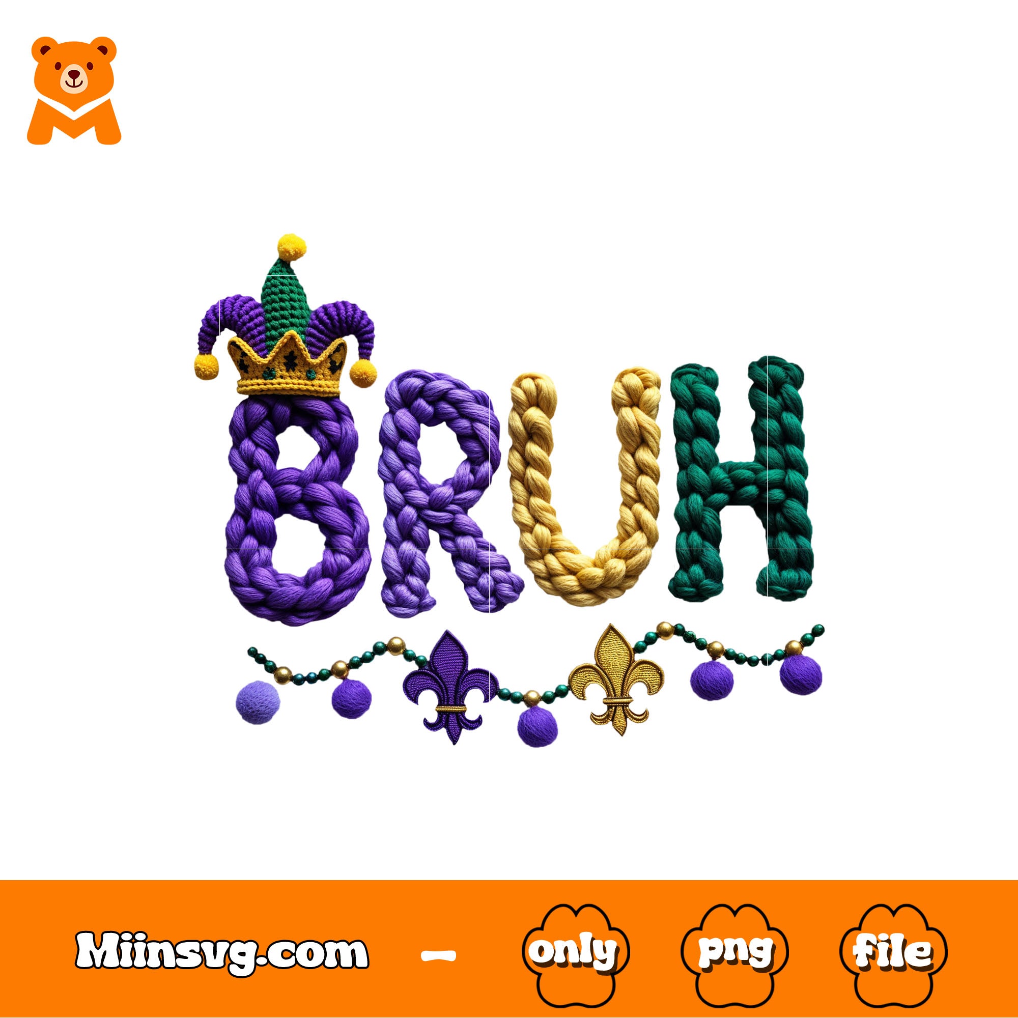 Bruh Mardi Gras png, Happy Mardi Gras png, Mardi Gras png
