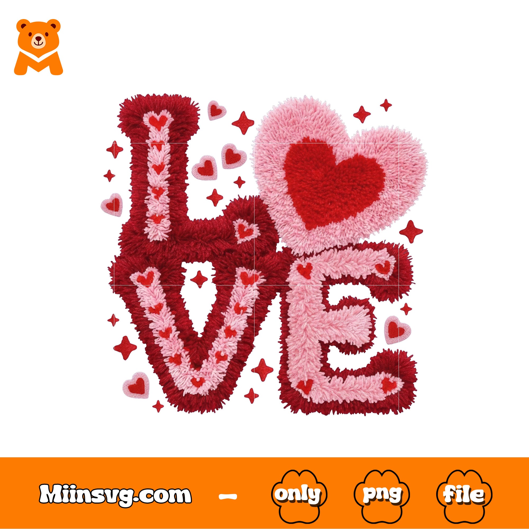 Crochet Love Designs PNG