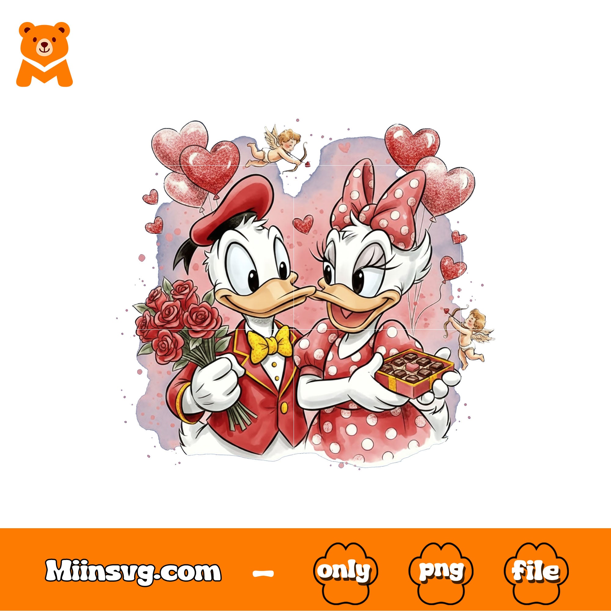 Donald Duck Valentine png