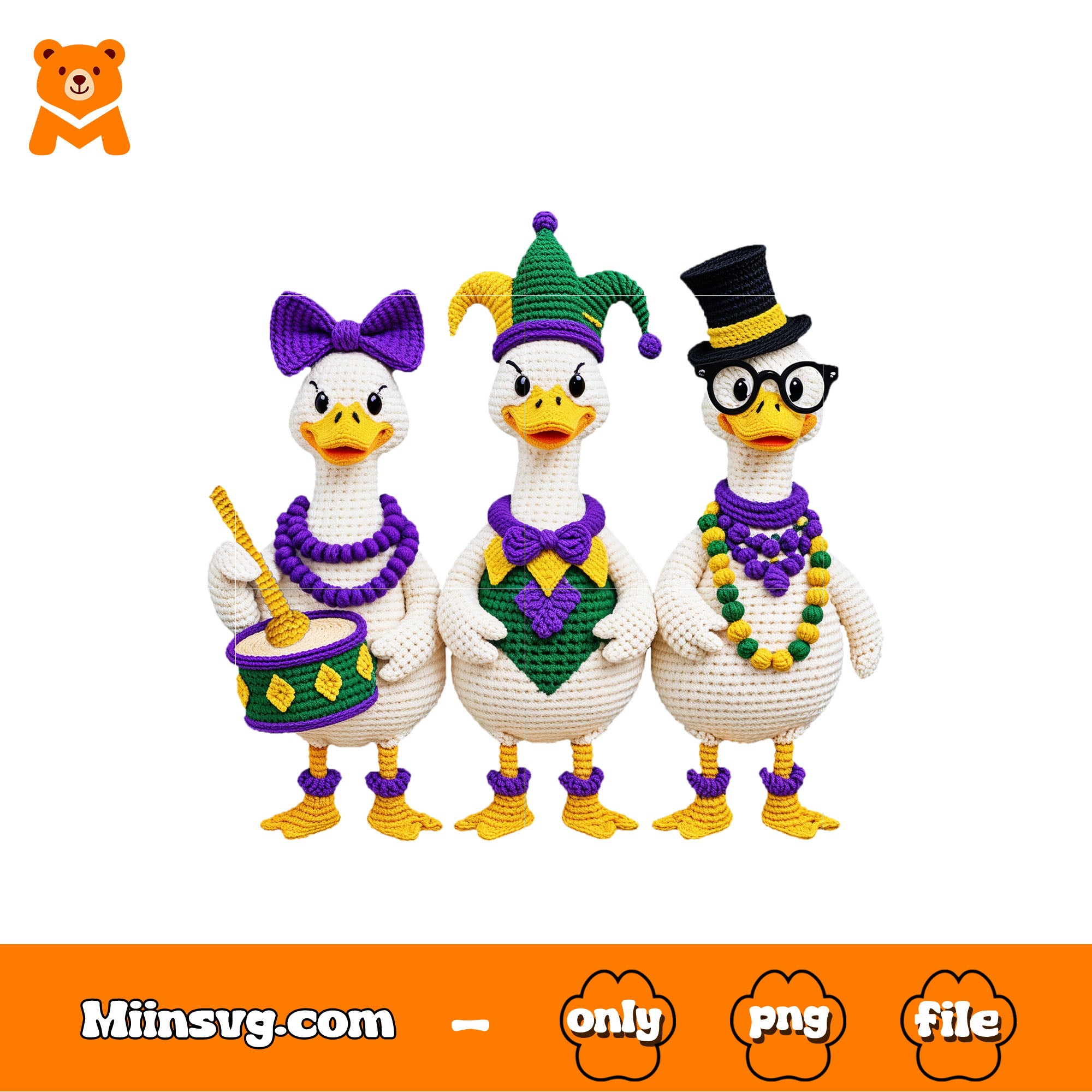 Goose Mardi Gras png, masquerade happy png, bustling png