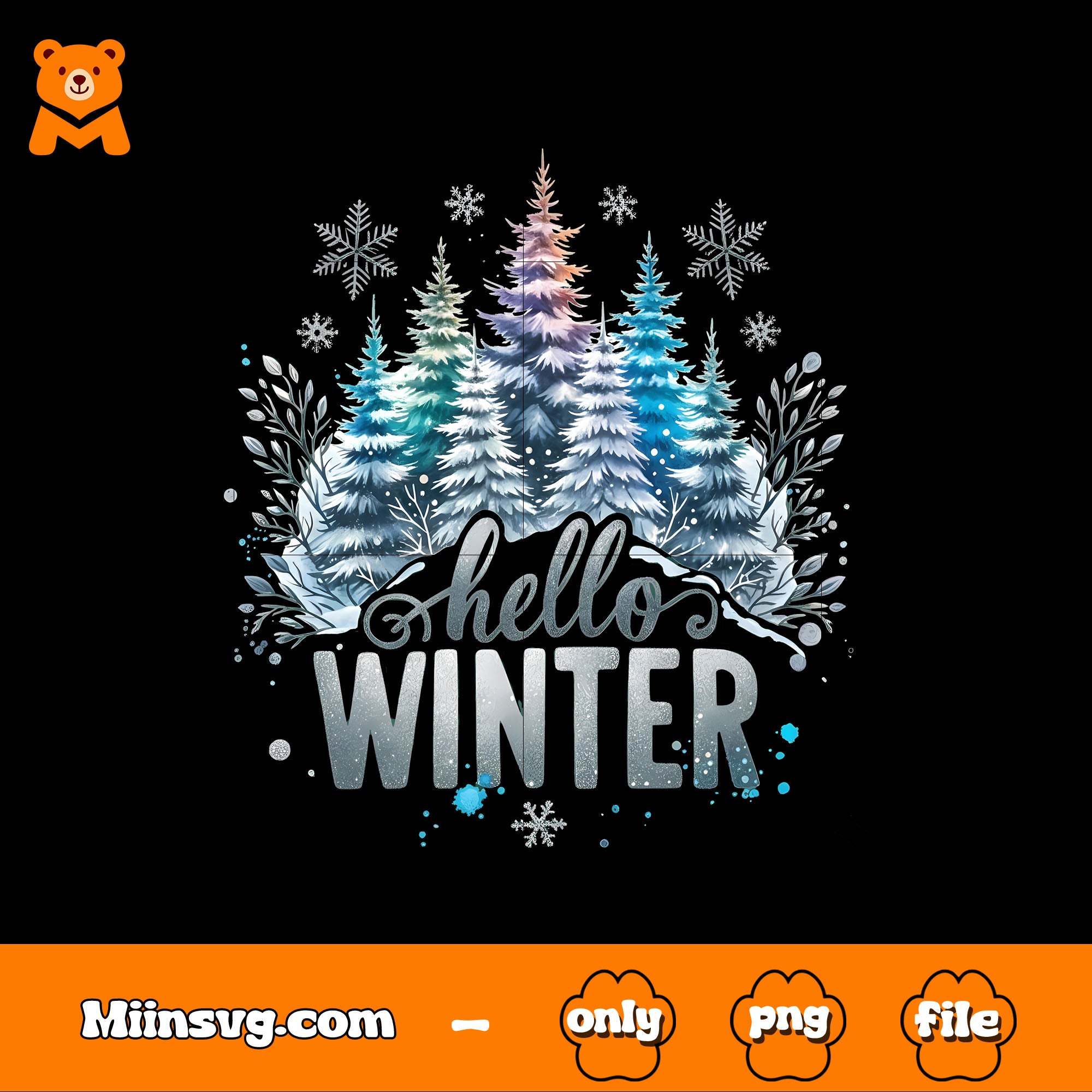 Hello winter png