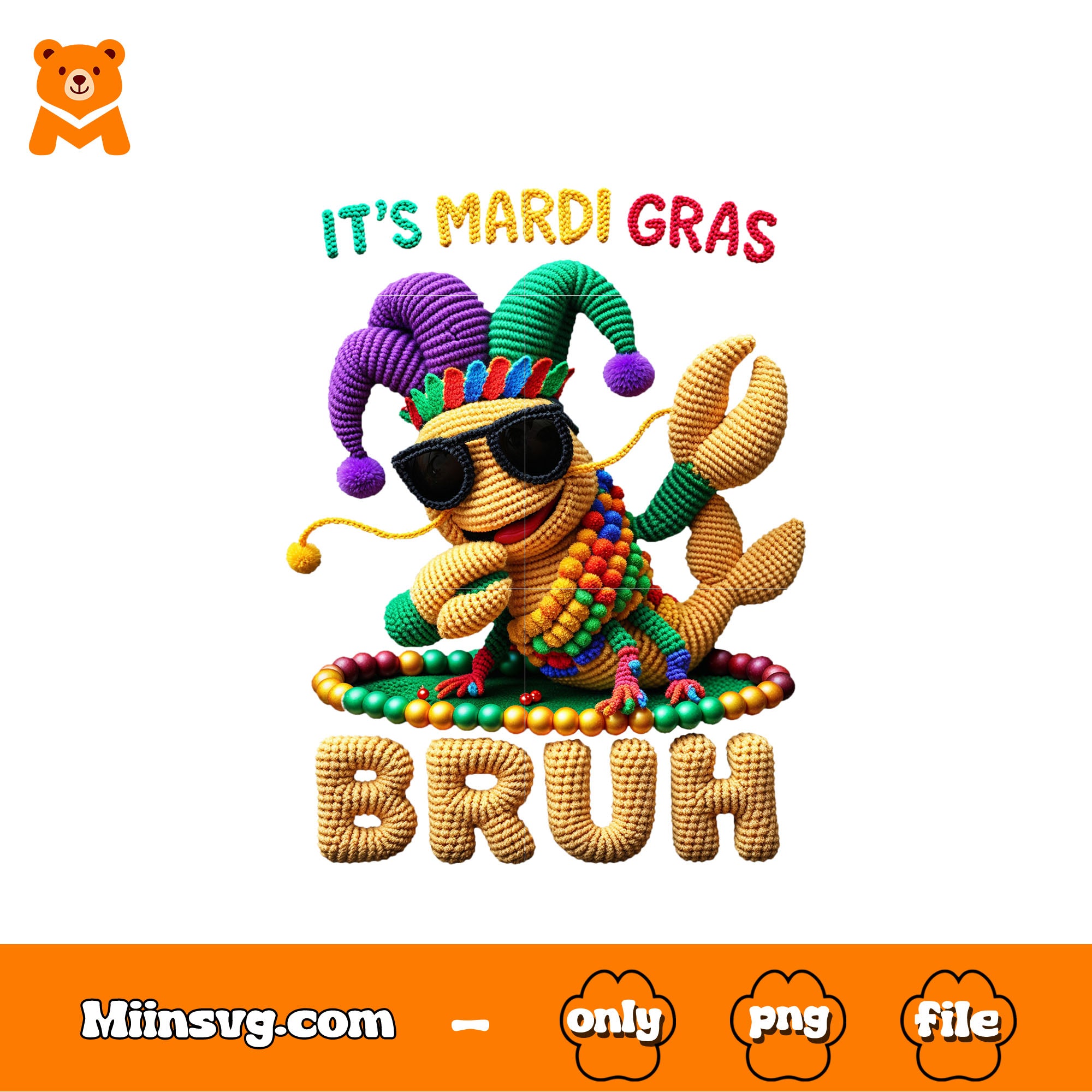 It's Mardi Gras png, bruh png, crayfish Mardi Gras png