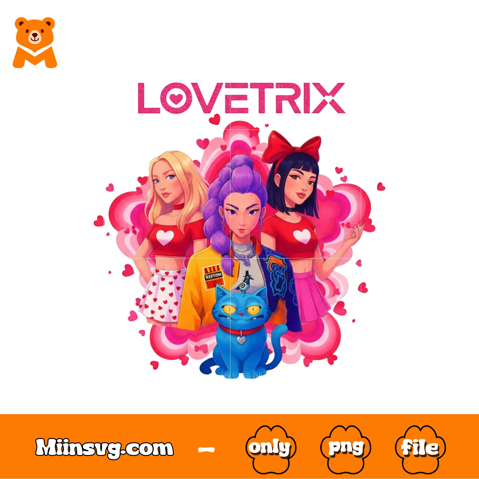 Lovetrix new valentine group png