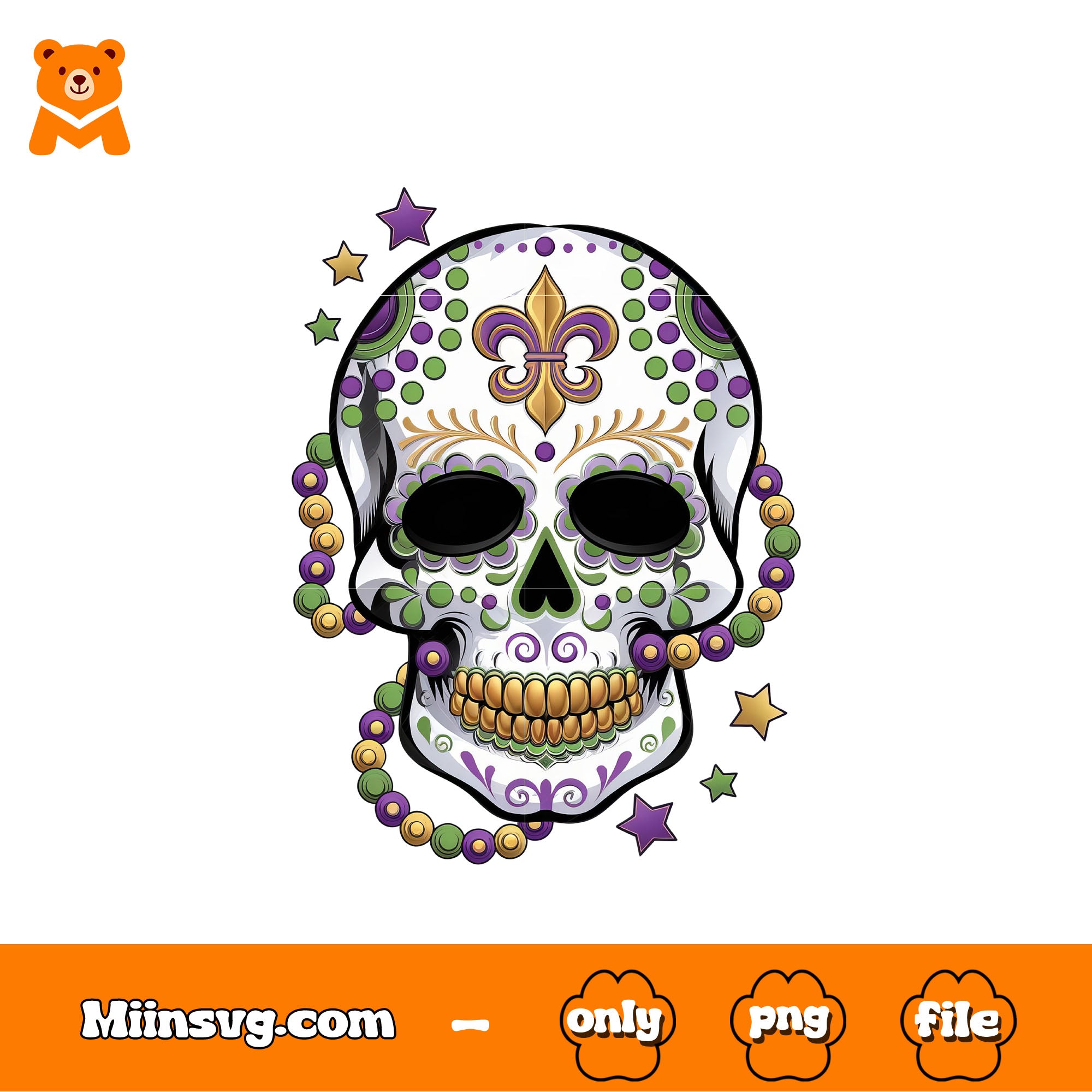 Mardi Gras Skeleton png, Fat Tuesday png, Mardi Gras png