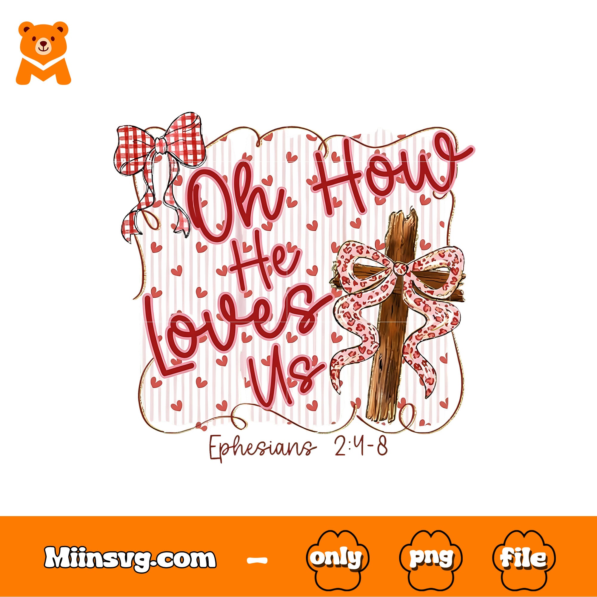 Oh How He Loved Us Png