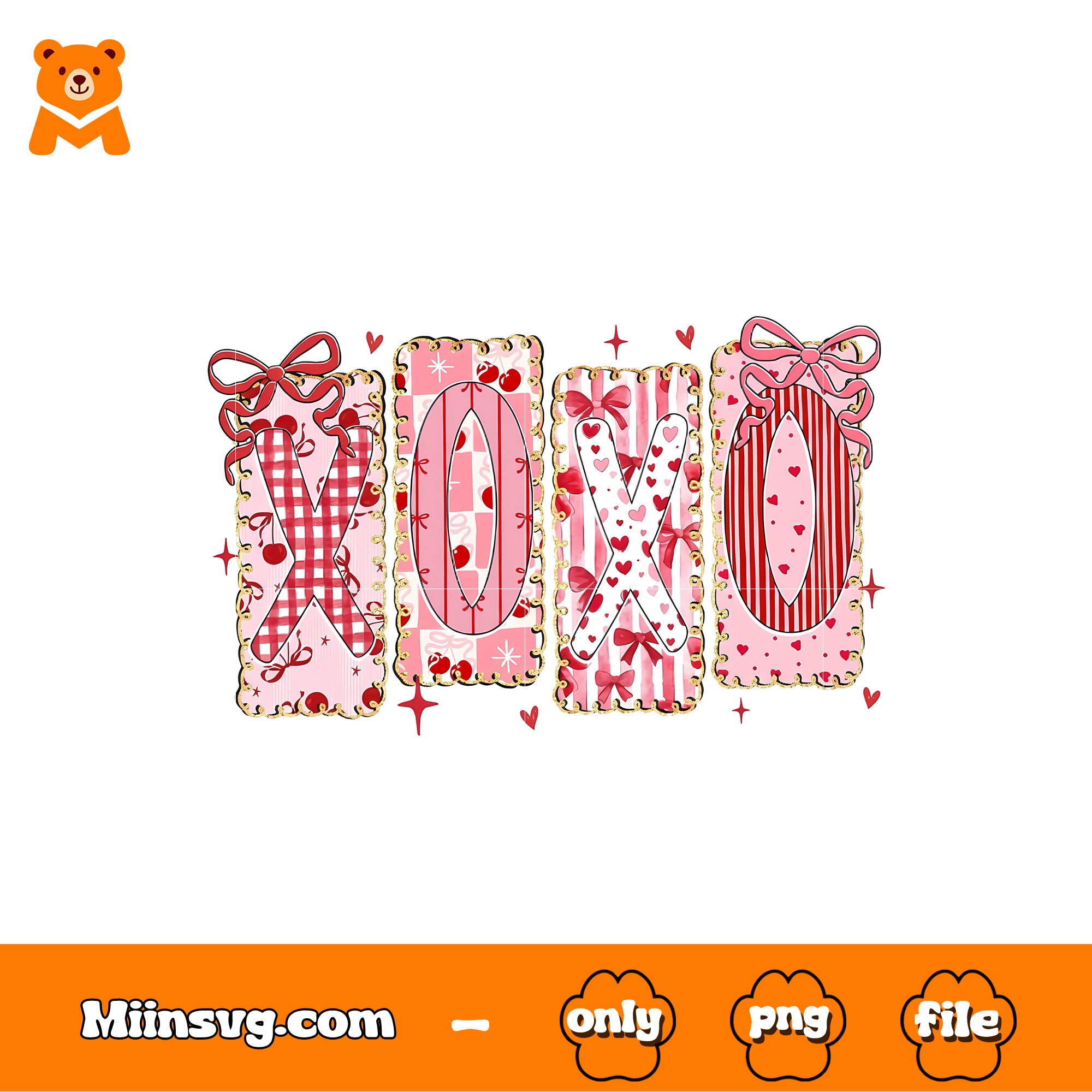 XOXO valentine png